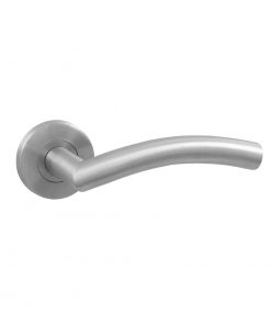 Deurklink Elmedo op rozet RVS geborsteld 4 105 03 e1619962814531