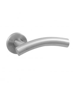 Deurklink Ortelli op rozet RVS geborsteld 4 128 03 e1619959950472