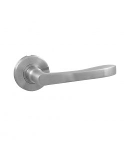 Deurklink Olius op rozet RVS geborsteld 3 40 03 e1619965688174