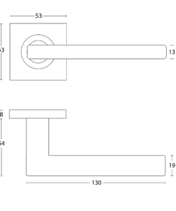 Technische Tekening DK V114 RVS Melide