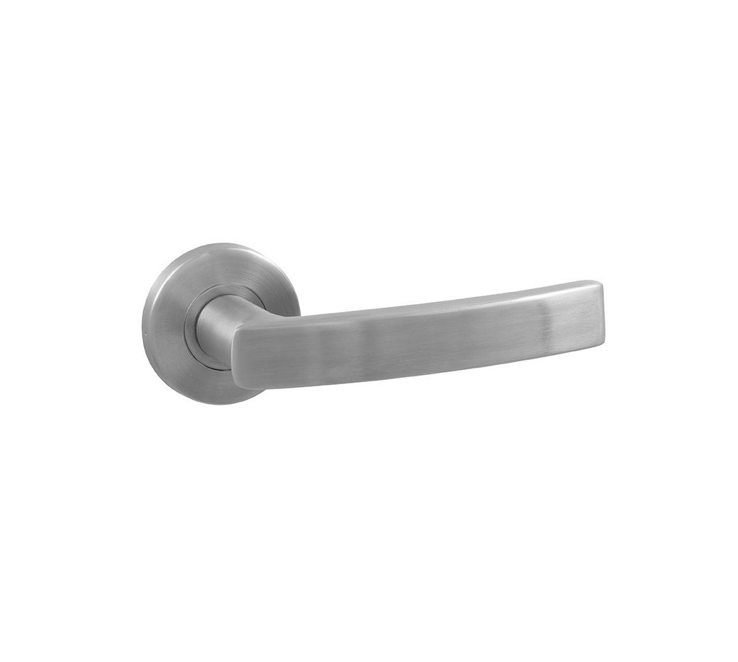 Deurklink Narzole op rozet RVS geborsteld 2 37 03 e1623750044791