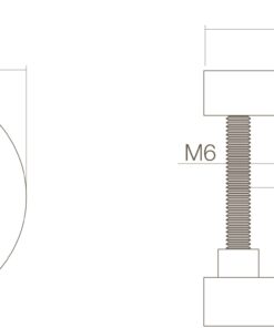 Intersteel Veiligheidsrozet rond SKG*** messing getrommeld 3 0011.375060 2