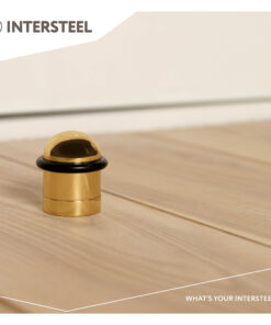 Intersteel Deurstop met ring messing gelakt 7 0013.442000 9
