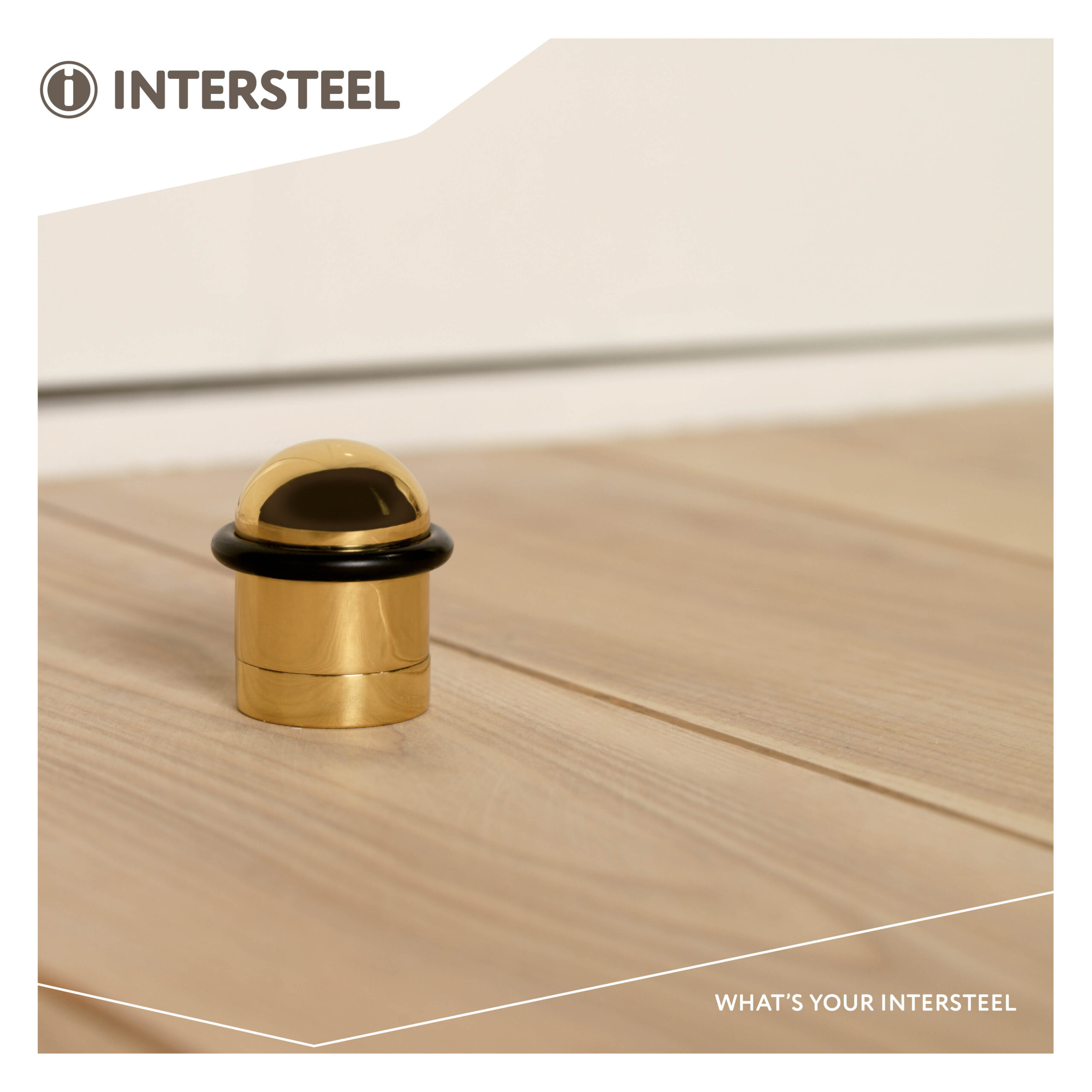 Intersteel Deurstop met ring messing gelakt 3 0013.442000 9 scaled