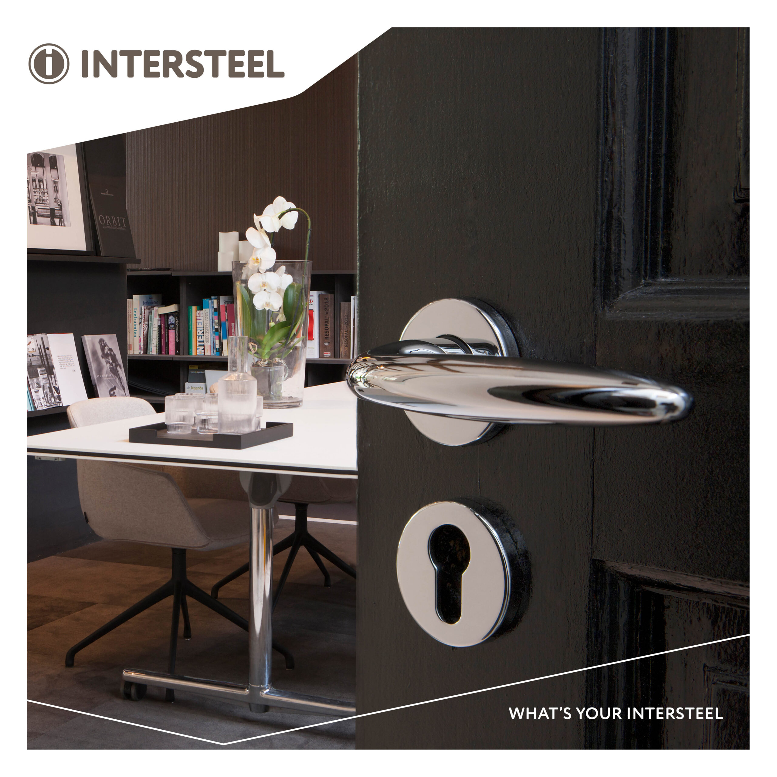 Intersteel Deurkruk Sigaar op rozet chroom 5 0016.019902 10 scaled