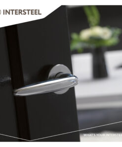 Intersteel Deurkruk Sigaar op rozet chroom 9 0016.019902 9