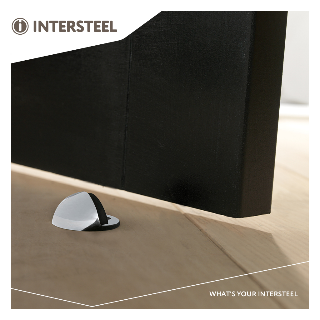 Intersteel Deurstop bolrond chroom 2 0016.442020 9