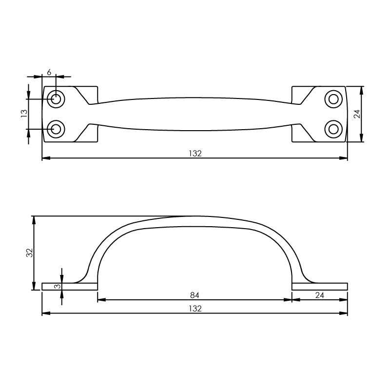 Intersteel Meubelgreep 130 mm chroom 3 0016.561600 2