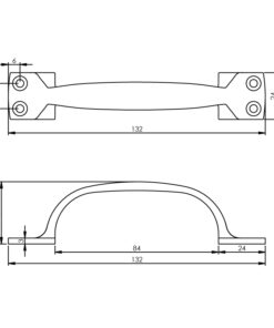 Intersteel Meubelgreep 130 mm nikkel 3 0018.561600 2