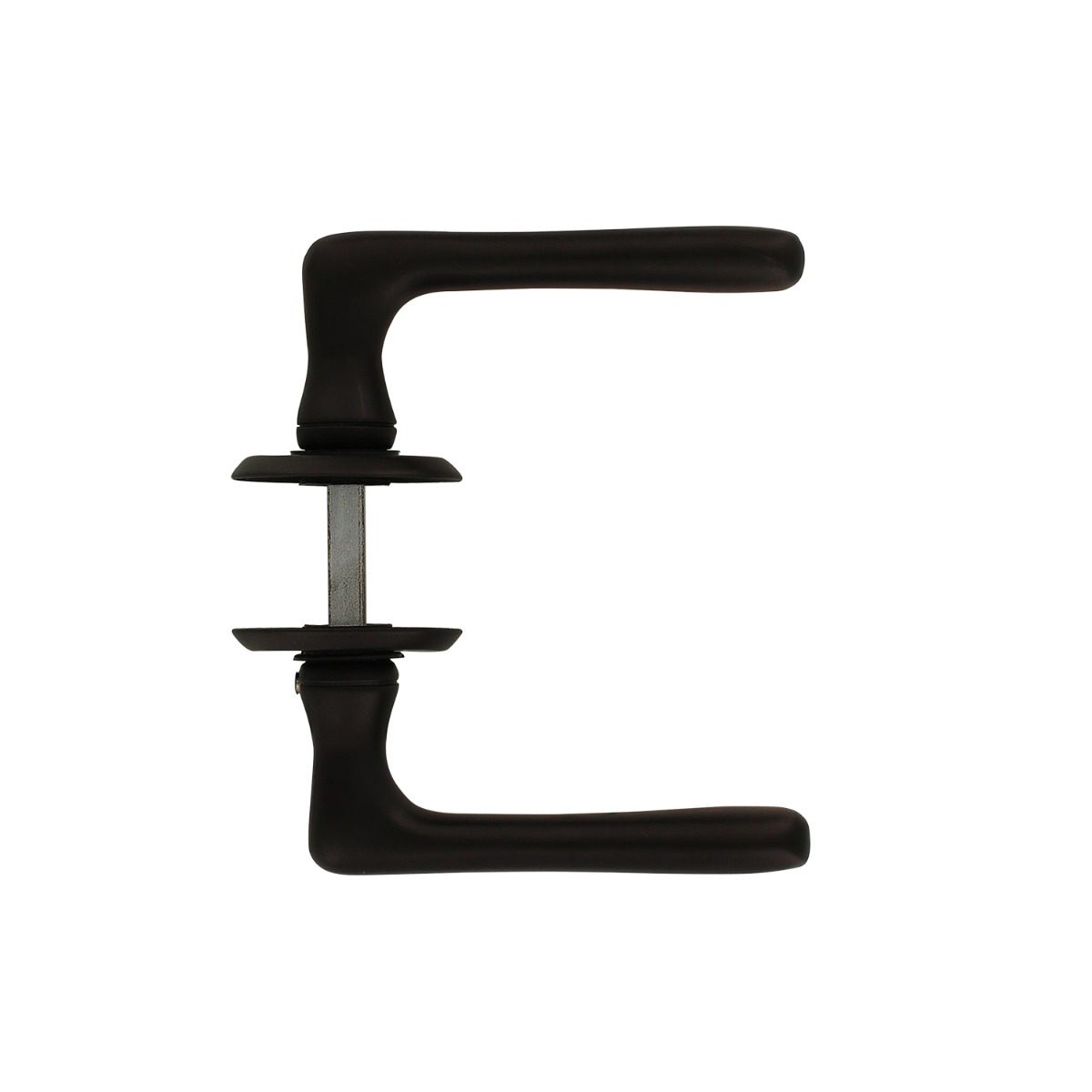 Intersteel Deurkruk Trento met ronde rozet ø50x5 mm mat zwart 4 0023.044502 5