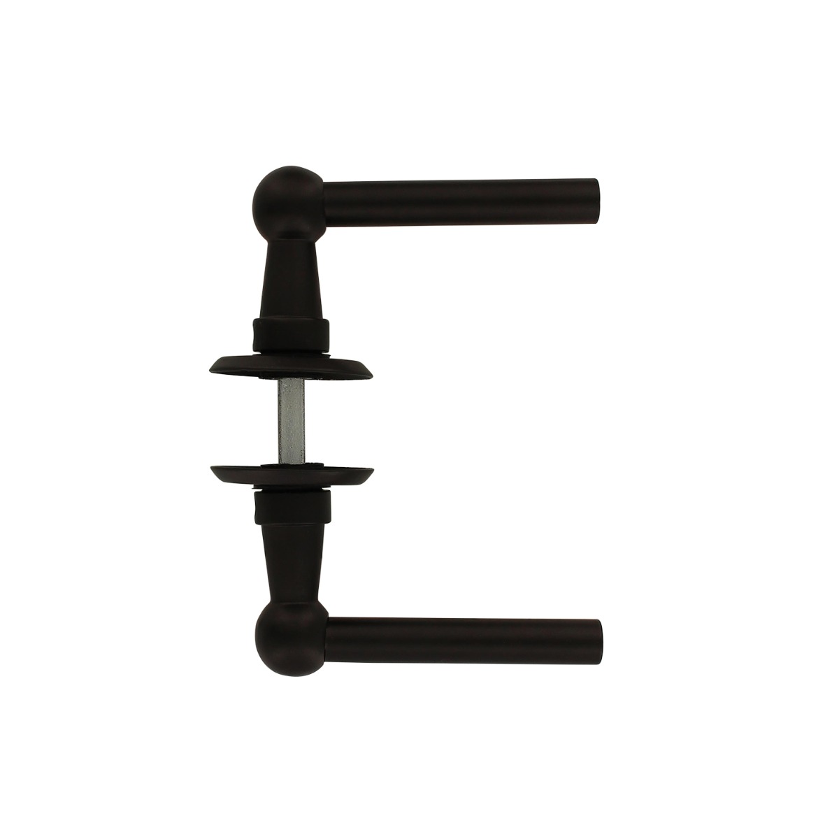 Intersteel Deurkruk L/L Bol met ronde rozet ø50x5 mm mat zwart 4 0023.044602 5