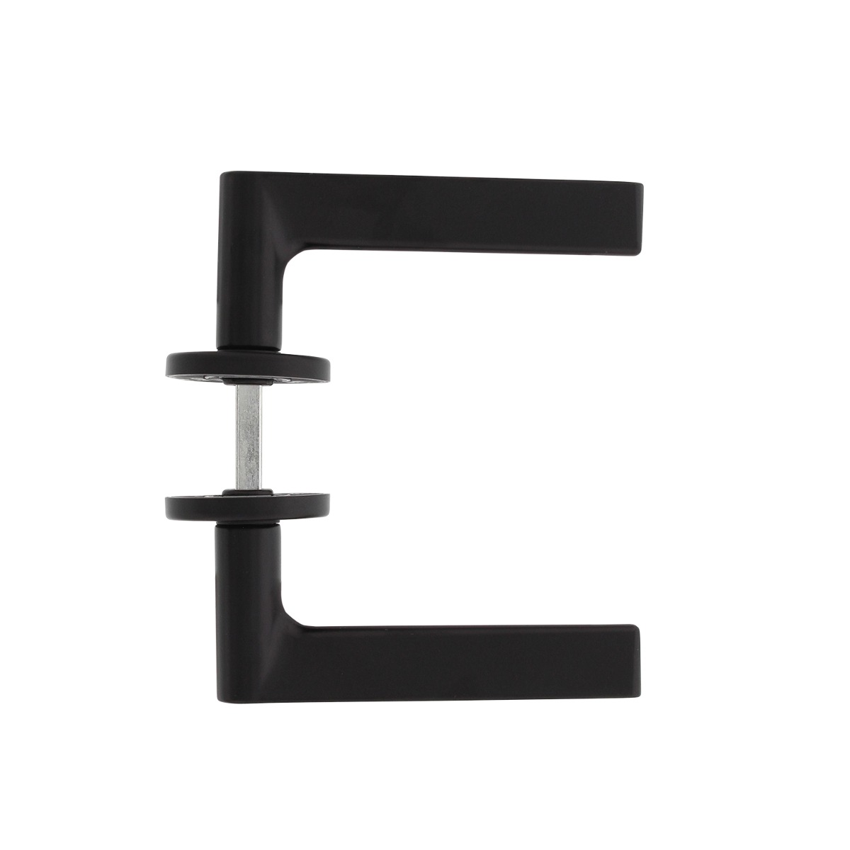 Intersteel Deurkruk Tiga met rozet ø49x7 mm mat zwart 3 0023.046502 5