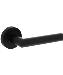 Intersteel Deurkruk Bastian op rozet ø52x10mm zwart