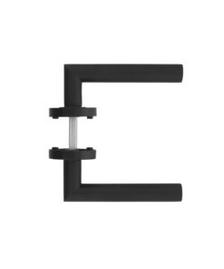 Intersteel Deurkruk Bastian op rozet ø52x10mm zwart 7 Intersteel Deurkruk Bastian op rozet ø52x10mm zwart - Afbeelding 2
