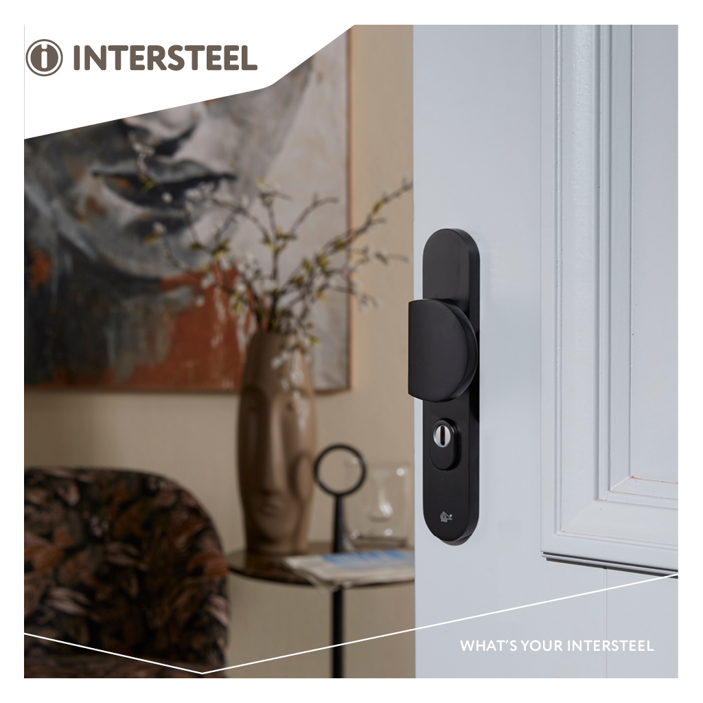 Intersteel Veiligheidsbeslag SKG*** greep/kruk profielcilinder 72 mm met kerntrekbeveiliging aluminium zwart 3 0023.379636 10