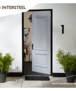 Intersteel Veiligheidsbeslag SKG*** greep/kruk profielcilinder 72 mm met kerntrekbeveiliging aluminium zwart 7 0023.379636 9