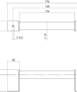 Intersteel Handgreep 196 x 25 mm mat zwart 4 0023.450108 2