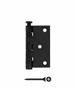 Intersteel Kogellagerscharnier recht tot 50 kilo mat zwart 4 0023.462500 4