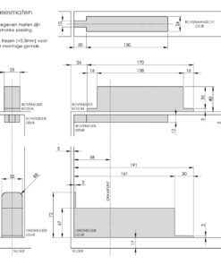 Intersteel Taatsscharnier tot 75 kilo zwart 4 0023.462701 2
