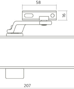 Intersteel Deurdranger met schaararm DR 120 zwart 4 0023.480120 2