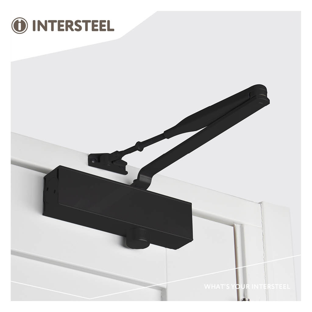 Intersteel Deurdranger met schaararm DR 120 zwart 3 0023.480120 9