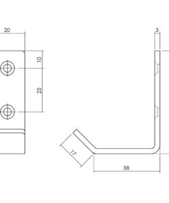 Intersteel Jashaak gebogen zwart 3 0023.695011 2