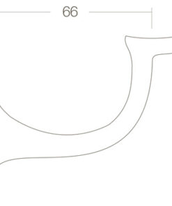 Intersteel Leuninghouder centraal hol zadel blind zwart 5 0023.724531 2
