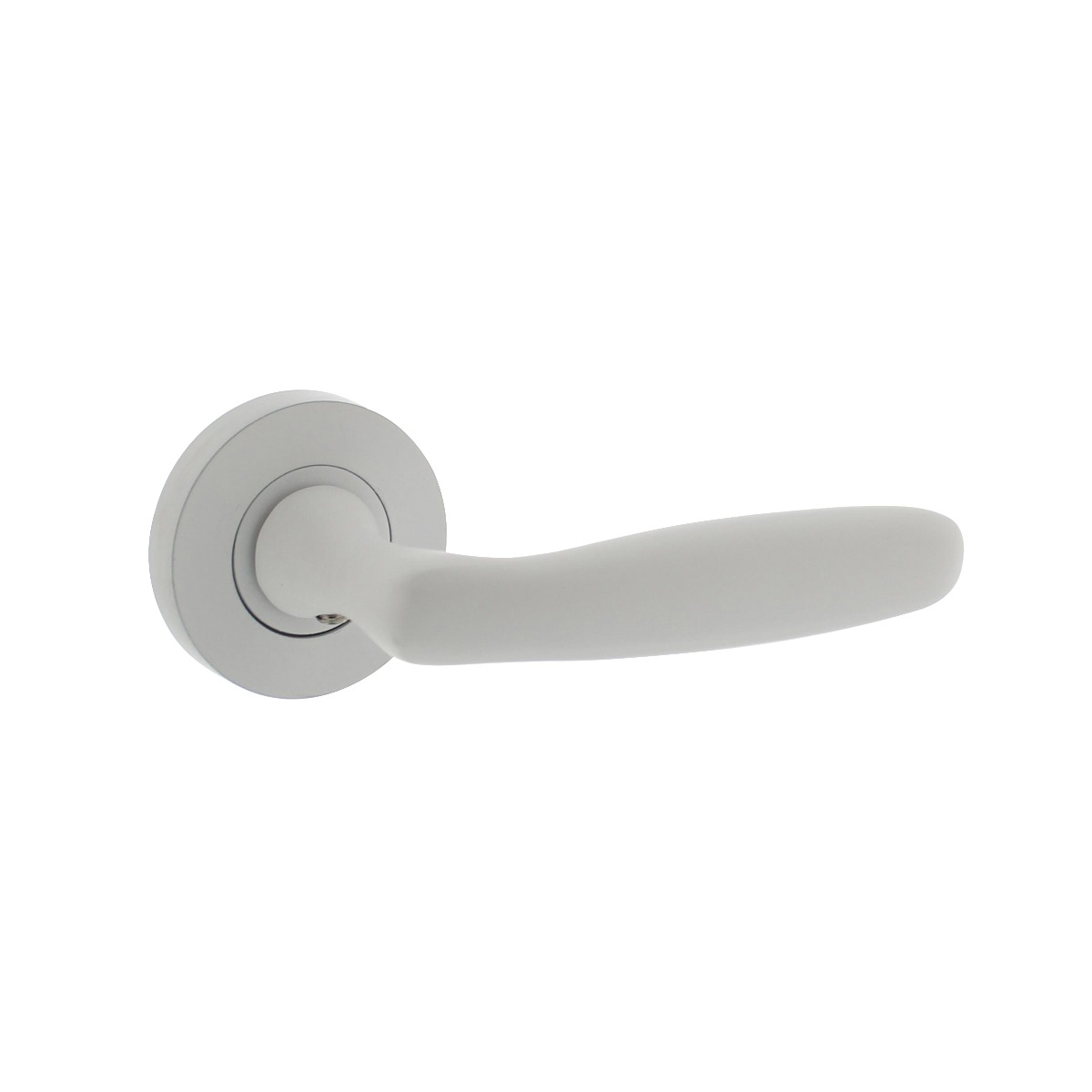 Intersteel Deurkruk Bjorn op ronde rozet ø52x10 mm wit