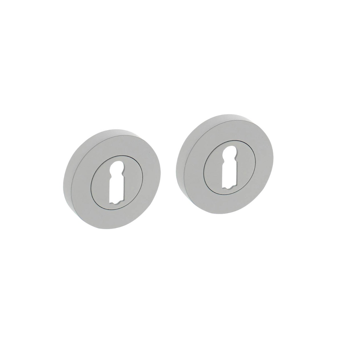 Intersteel Rozet met sleutelgat rond ø52x10 mm wit