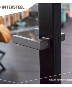 Intersteel Deurkruk Amsterdam met minimalistische rozet antracietgrijs 8 0029.092202 11