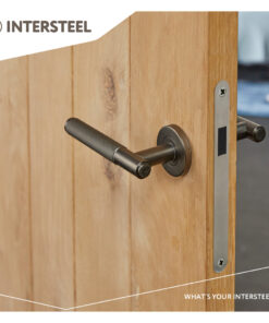 Intersteel Deurkruk Rombo op rozet ø53x8 mm antracietgrijs 5 0029.126902 10