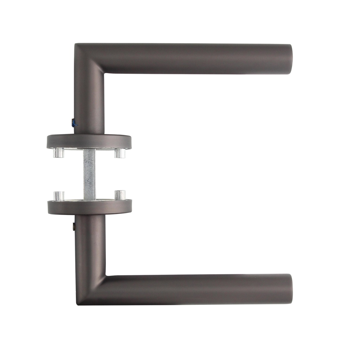 Intersteel Deurkruk Hoek 90° op rozet ø53x8 mm antracietgrijs 2 0029.127202 5
