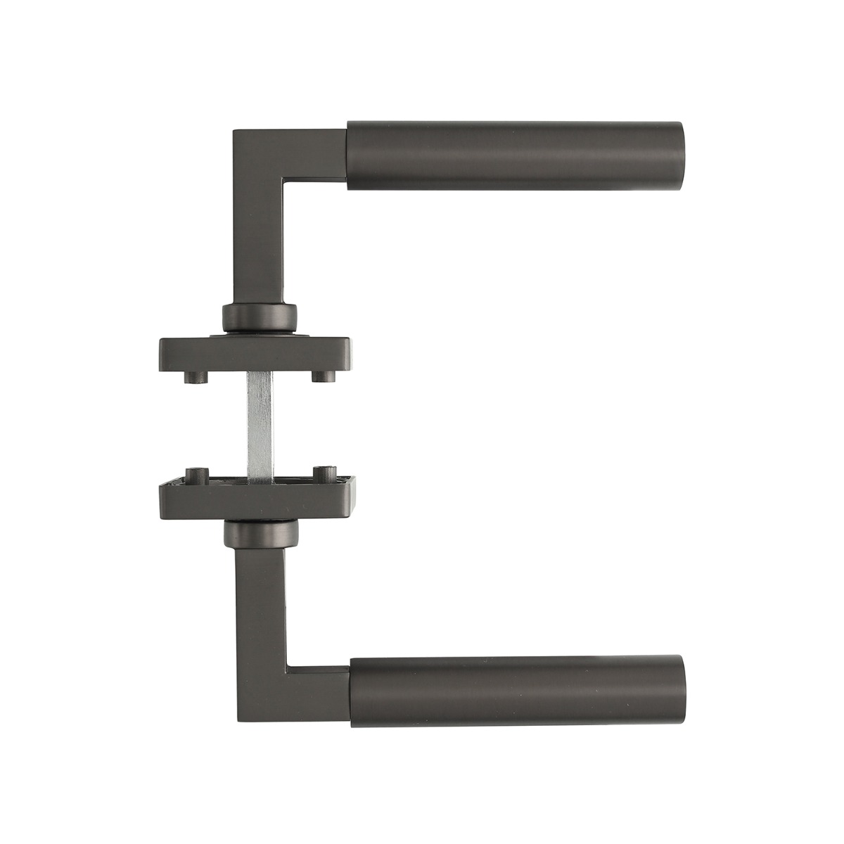 Intersteel Deurkruk Bau-Stil op vierkante rozet 55x55x10 mm antracietgrijs 3 0029.174102 5