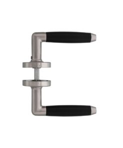 Intersteel Deurkruk Combi geveerd op rozet Ø52x10 met ring rvs geborsteld 5 0035.064002 5