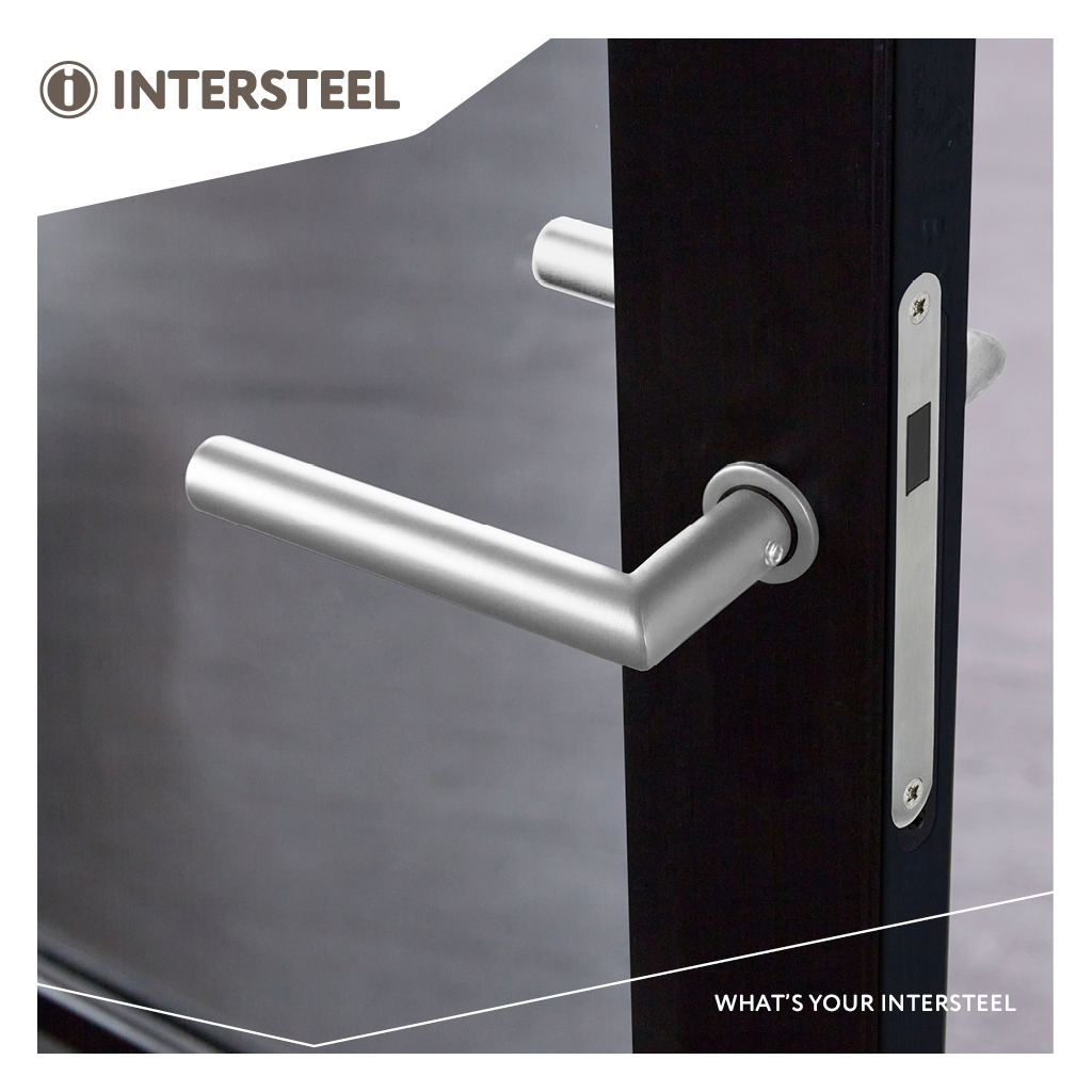 Intersteel Deurkruk Jura met minimalistische rozet rvs geborsteld 3 0035.092002 9