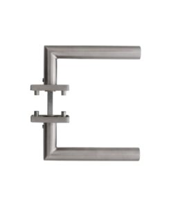 Intersteel Deurkruk Hoek 90° op vierkant rozet rvs geborsteld 5 0035.124202 5