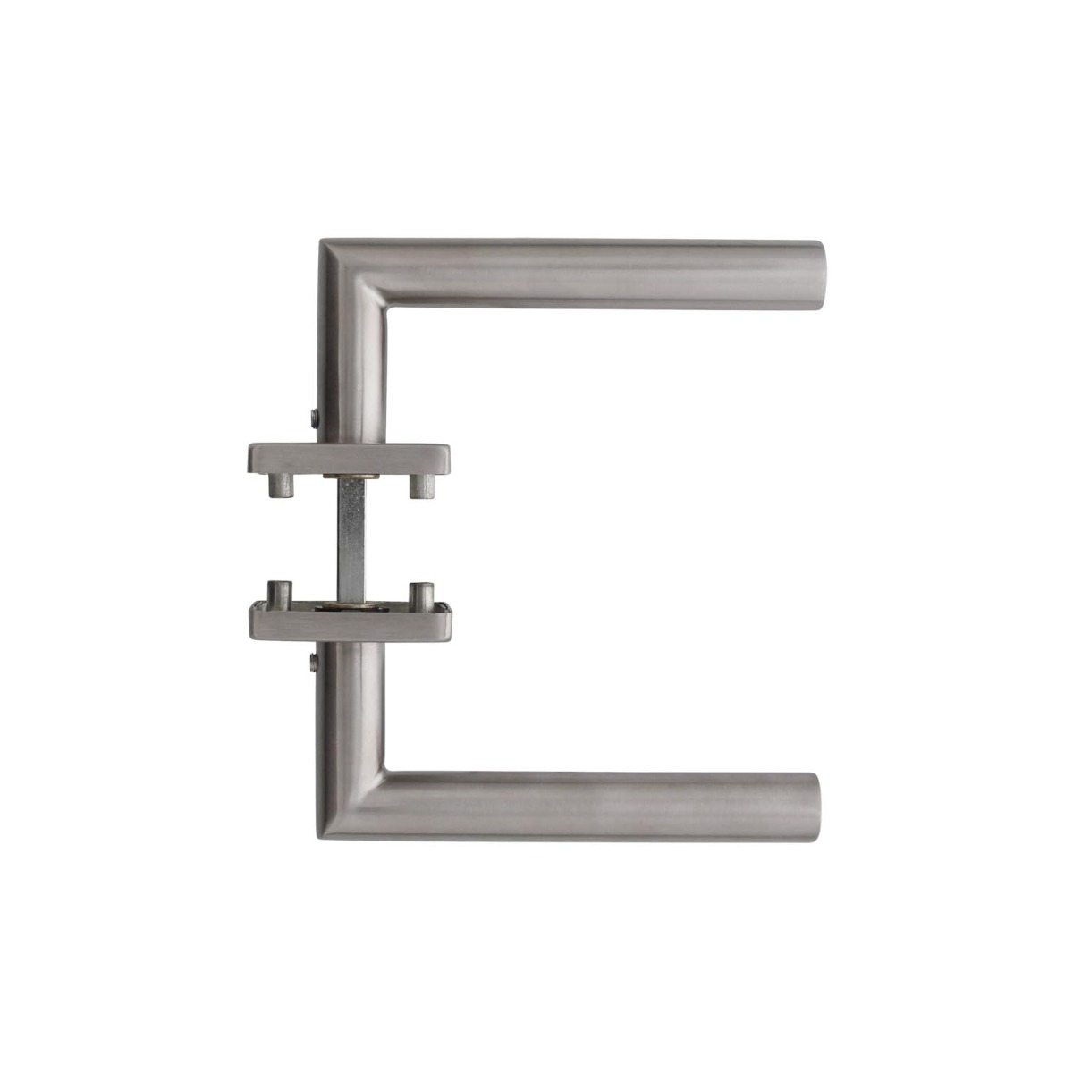 Intersteel Deurkruk Hoek 90° op vierkant rozet rvs geborsteld 3 0035.124202 5