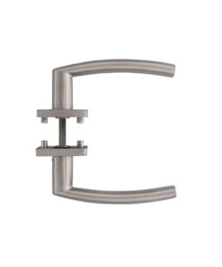 Intersteel Deurkruk Blok op vierkant rozet rvs geborsteld 5 0035.124802 5