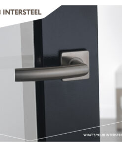 Intersteel Deurkruk Blok op vierkant rozet rvs geborsteld 6 0035.124802 9