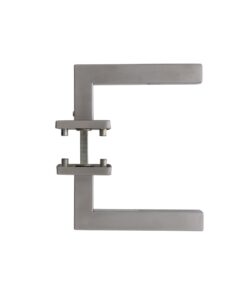 Intersteel Deurkruk Vierkant op vierkant rozet rvs geborsteld 5 0035.124902 5