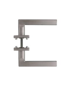 Intersteel Deurkruk Hoek 90° plat op vierkant rozet rvs geborsteld 4 0035.125202 5