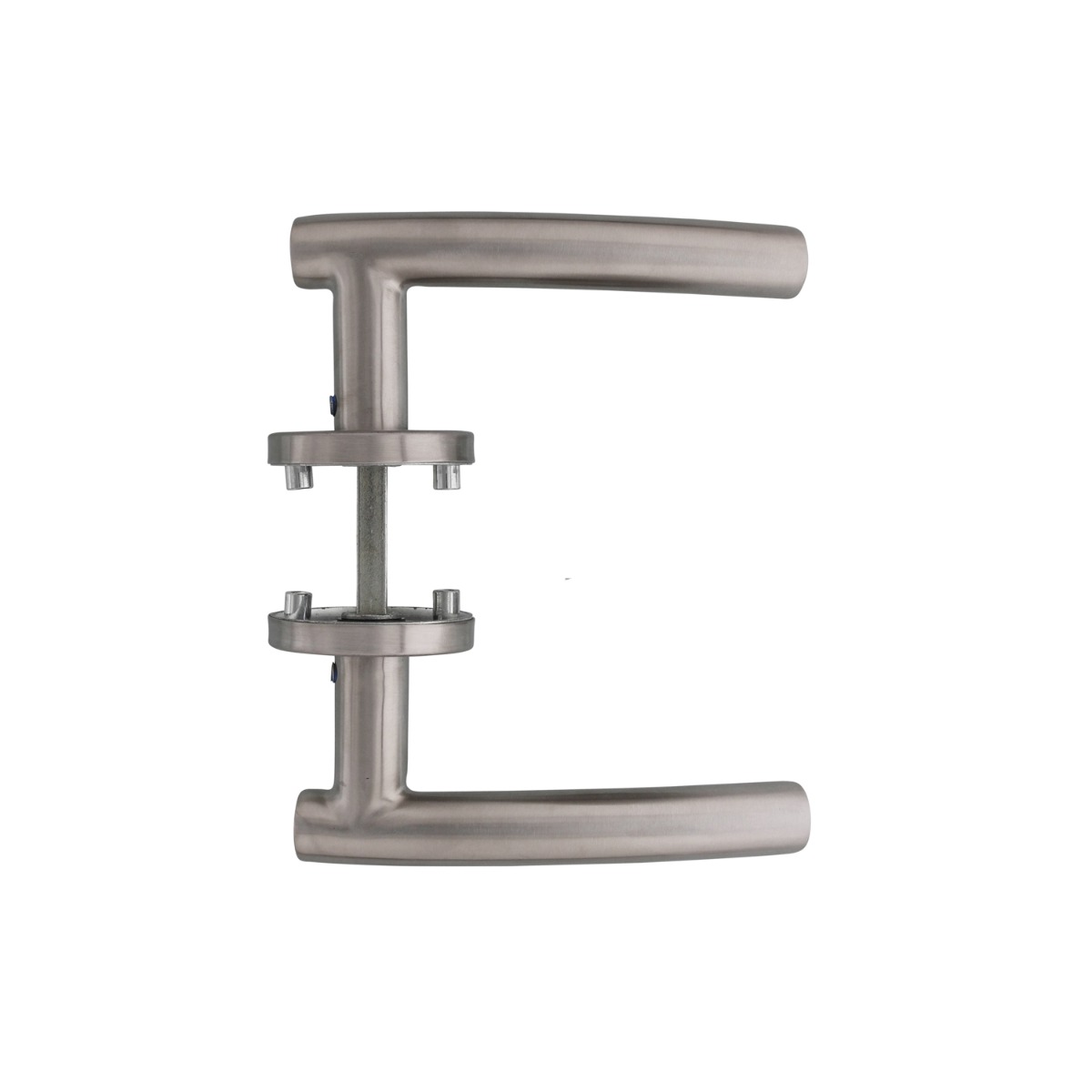 Intersteel Deurkruk Gebogen op rozet met 7 mm nok rvs geborsteld 3 0035.127402 5
