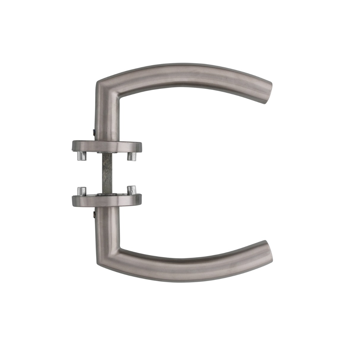 Intersteel Deurkruk Half Rond 90° op rozet rvs geborsteld 2 0035.127702 5