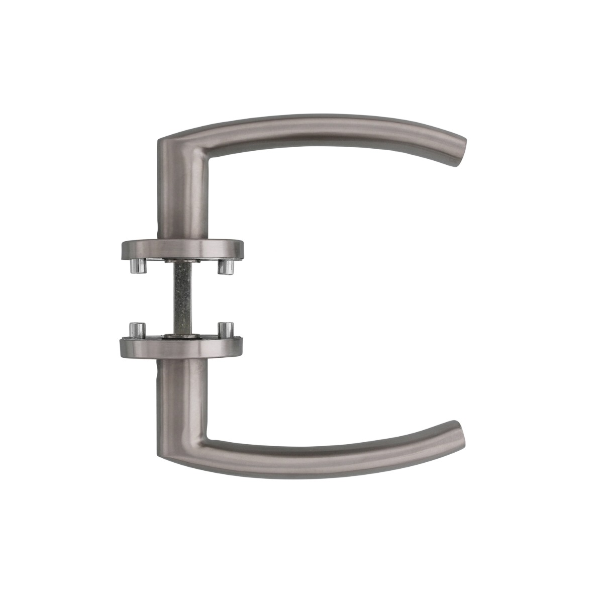 Intersteel Deurkruk Blok op rozet met 7 mm nok rvs geborsteld 2 0035.127802 5