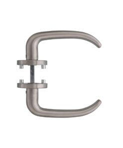 Intersteel Deurkruk Sabel op rozet met 7 mm nok rvs geborsteld 5 0035.128202 5
