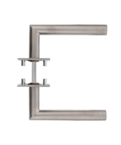 Intersteel Deurkruk Hoek 90° op vierkant magneet rozet rvs geborsteld 5 0035.185002 5