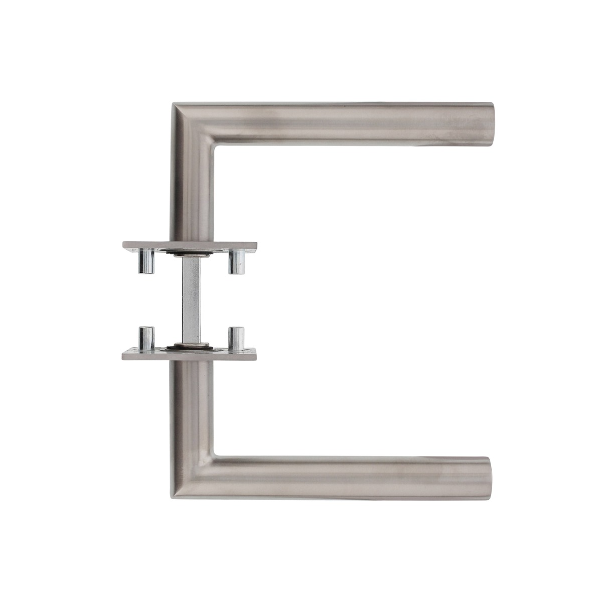 Intersteel Deurkruk Hoek 90° op vierkant magneet rozet rvs geborsteld 2 0035.185002 5