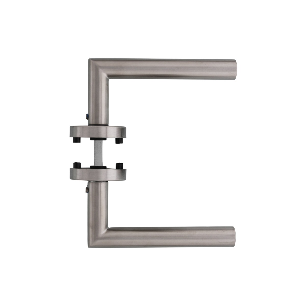Intersteel Deurkruk Hoek 90° met rozet rvs geborsteld 2 0035.195102 5