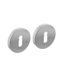 Intersteel Rozet met sleutelgat rond verdekt rvs geborsteld 6 0035.341086