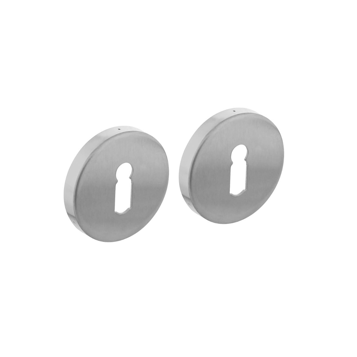 Intersteel Rozet met sleutelgat rond verdekt rvs geborsteld 3 0035.341086
